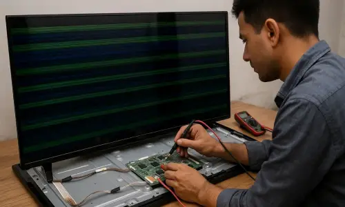 LED TV Has Vertical Lines on Screen: Repair Guide and Costs
